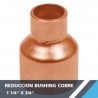 REDUCCION BUSHING COBRE 1 1/4? X 3/4?
