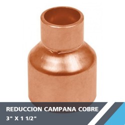 REDUCCION CAMPANA COBRE 3? X 1 1/2?