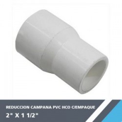 REDUCCION CAMPANA PVC HCO 2? X 1 1/2? C/EMPAQUE