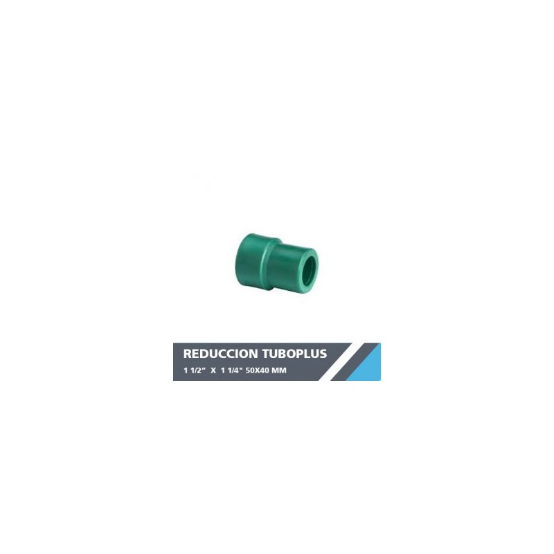REDUCCION TUBOPLUS 1 1/2?  X  1 1/4? 50X40 MM