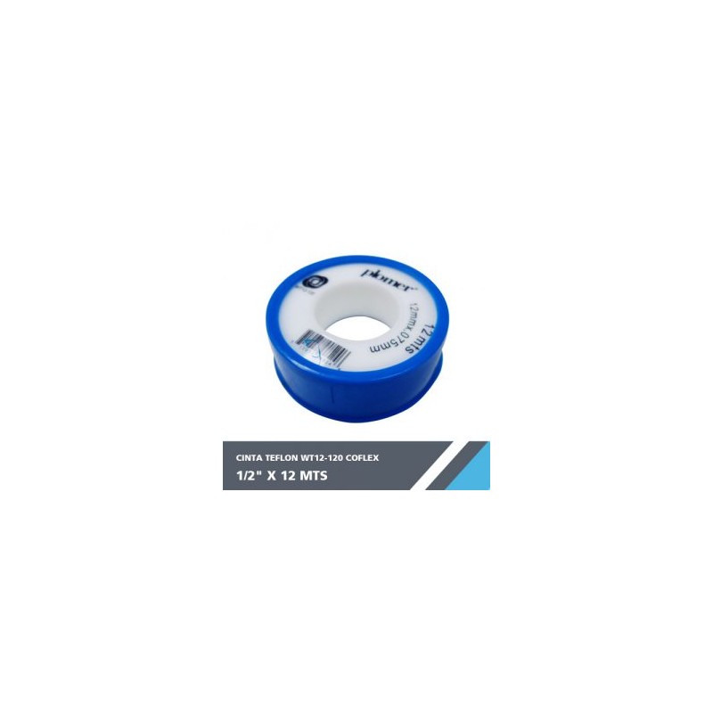 CINTA TEFLON WT12-120 1/2? X 12 MTS COFLEX