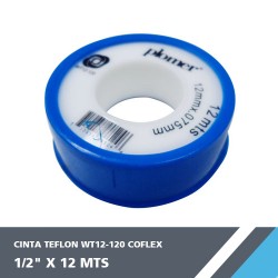 CINTA TEFLON WT12-120 1/2? X 12 MTS COFLEX