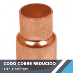 CODO COBRE REDUCIDO 3/4? X 1/2? 90°