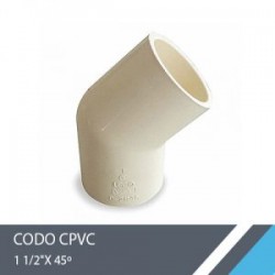CODO CPVC 1 1/2?X 45°