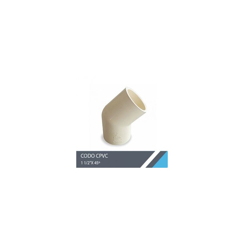 CODO CPVC 1 1/2?X 45°