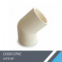 CODO CPVC 3/4?X 45°
