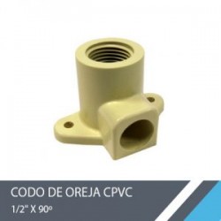 CODO DE OREJA CPVC 1/2? X 90°
