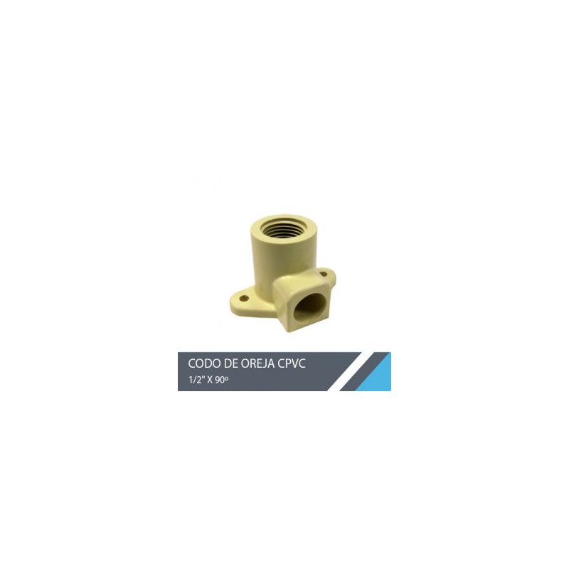 CODO DE OREJA CPVC 1/2? X 90°