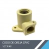 CODO DE OREJA CPVC 1/2? X 90°