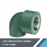 CODO TUBOPLUS 1? X 90° ROSCA HEMBRA 32 MM