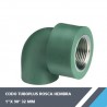 CODO TUBOPLUS 1? X 90° ROSCA HEMBRA 32 MM