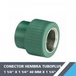 CONECTOR HEMBRA TUBOPLUS 1 1/4? X 1 1/4? 40 MM X 1 1/4?