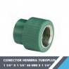 CONECTOR HEMBRA TUBOPLUS 1 1/4? X 1 1/4? 40 MM X 1 1/4?