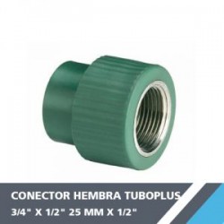 CONECTOR HEMBRA TUBOPLUS 3/4? X 1/2? 25 MM X 1/2?