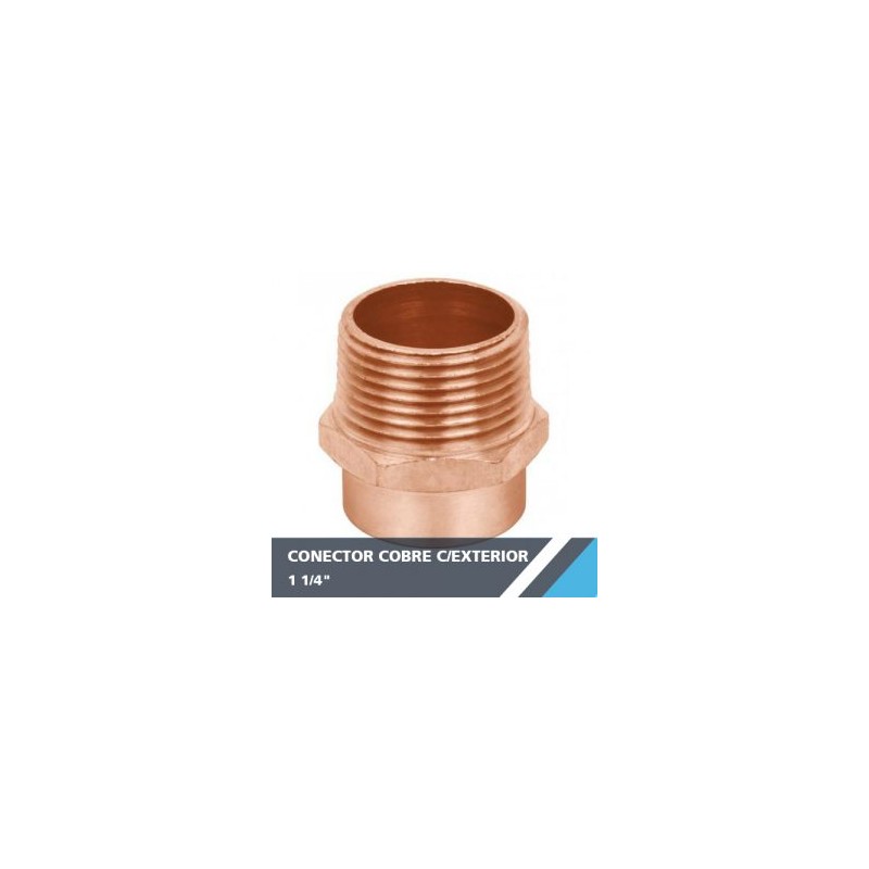 CONECTOR COBRE C/EXTERIOR 1 1/4?