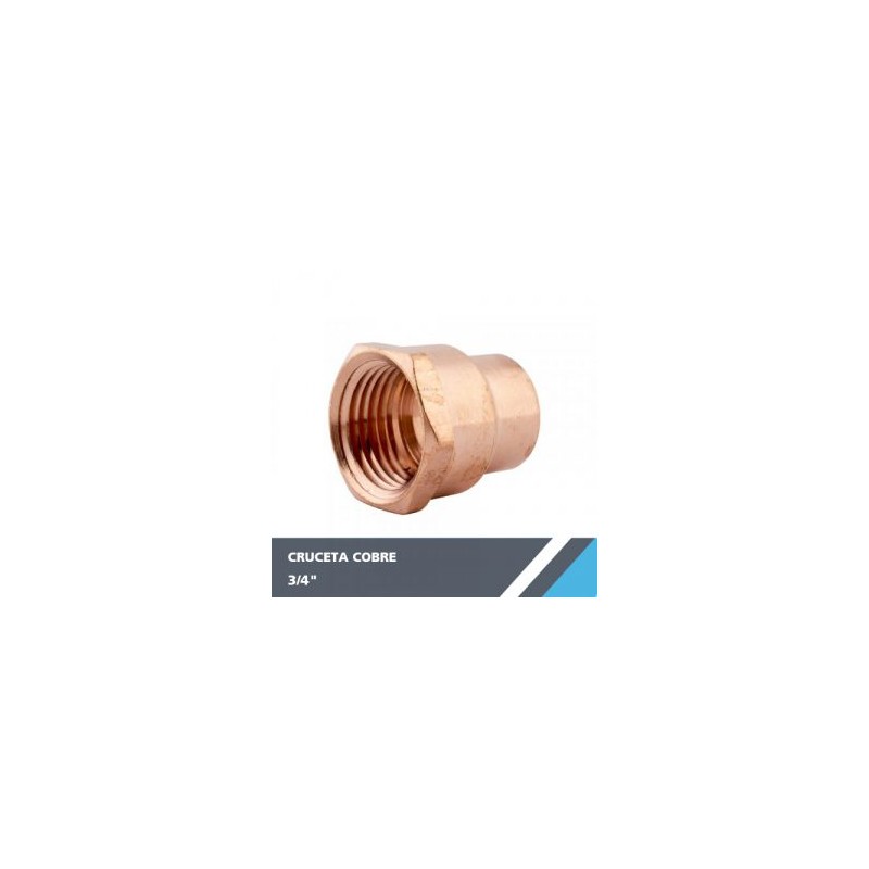 CRUCETA COBRE 3/4?