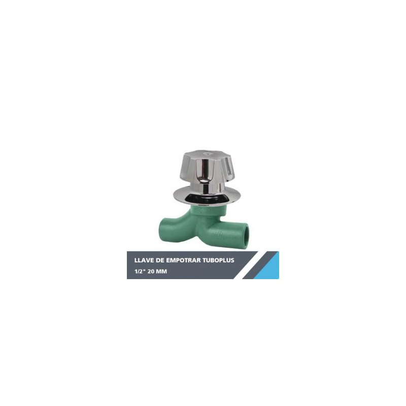 LLAVE DE EMPOTRAR TUBOPLUS 1/2? 20 MM FIG 210136