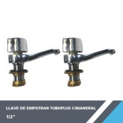 LLAVE DE EMPOTRAR TUBOPLUS 1/2? C/MANERAL FIG 210137