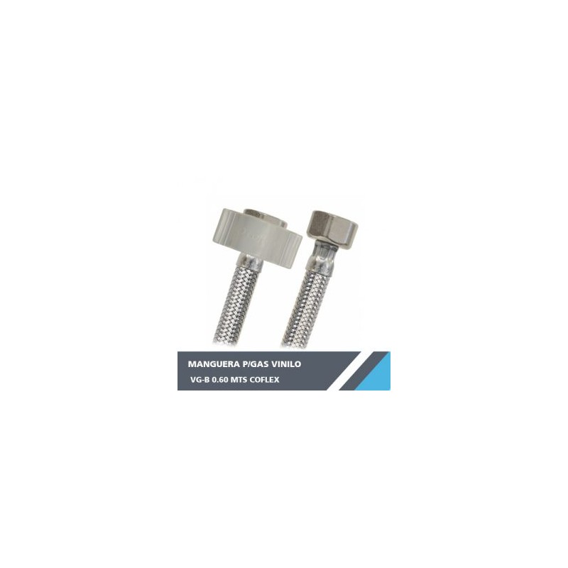 MANGUERA P/GAS VINILO  VG-B 0.60 MTS COFLEX