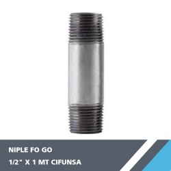 NIPLE FO GO 1/2? X 1 MT CIFUNSA